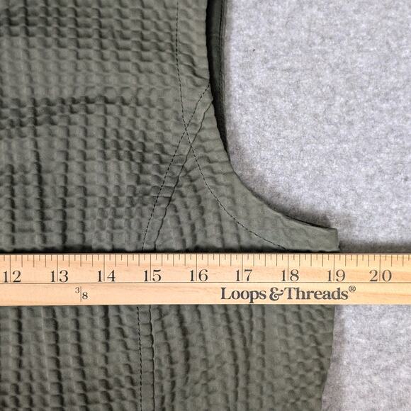 Worth Women's Olive Textured Vest - Picture 11 of 14